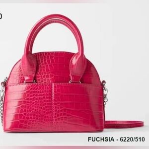 🌸Host Pick🌸Zara Fuschia Compact Crossbody/HandBag